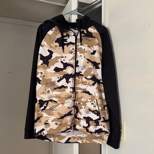 Nike Camouflage Zip-Up Hoodie